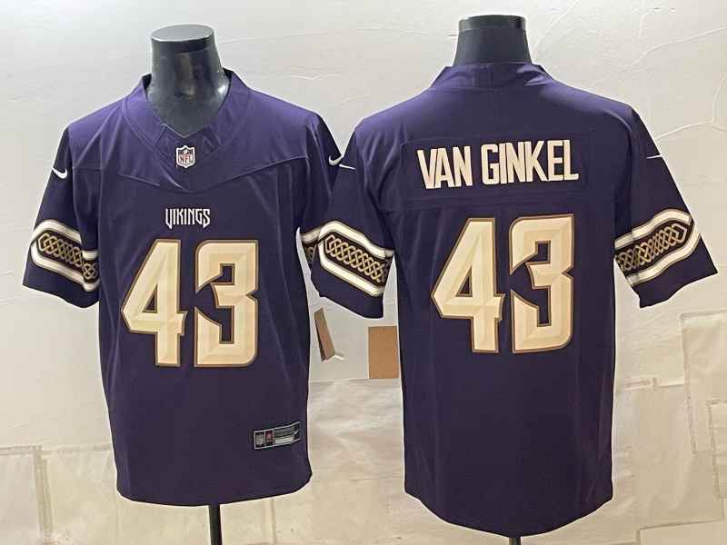 Men 2026 Minnesota Vikings #43 Van Ginkel purple Nike Limited NFL Jersey 091502->new york yankees->MLB Jersey